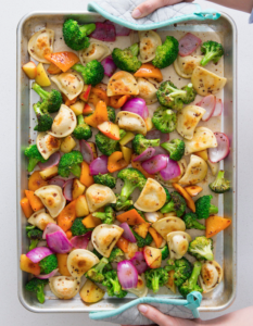 Mrs Ts Veggie Pierogy Sheet Pan Dinner