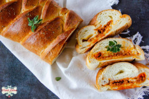 Vegetarian Chorizo Cheese Braid