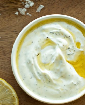 Lemon Za'atar Yogurt Dip
