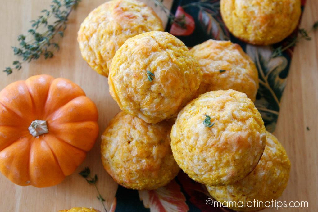 Mama Latina Pumpkin Cornbread Muffins
