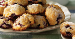 Stonyfield Blueberry Shortcut Cookies