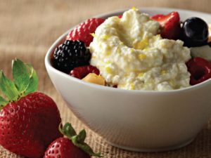 Galbani Fresh Fruit with Ricotta, Fresh Mint, and Honey