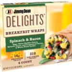 Jimmy Dean Delights Spinach and Bacon Breakfast Wraps