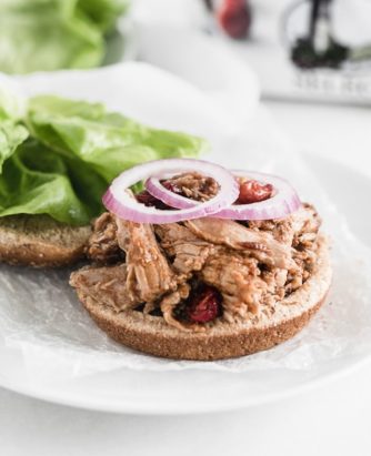 Slow Cooker Cranberry Chipotle Pulled Pork