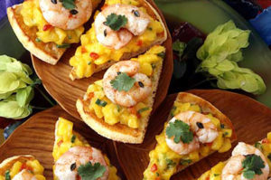 Bays Jamaican Shrimp with Mango Relish