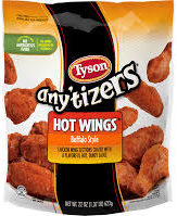 Tyson Hot Wings Buffalo Style Wings