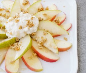 Hood Pear and Apple Nachos