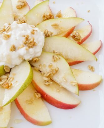 Hood Pear and Apple Nachos