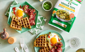 Green Giant Broccoli & Cheese Veggie Tots Waffles