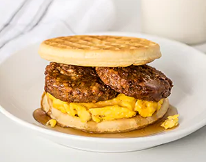 MorningStar Breakfast Waffle Sandwich