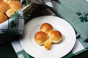 shamrock bread bites