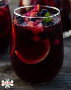 Silvia Pomegranate Blueberry Sangria Mocktail 3