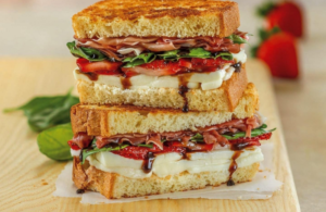 Galbani Strawberry Basil Prosciutto Grilled Cheese