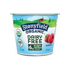 Stonyfield Dairy Free Raspberry Yogurt