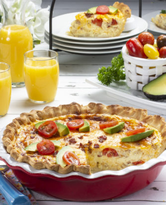 MFTK Bacon and Tomato Quiche