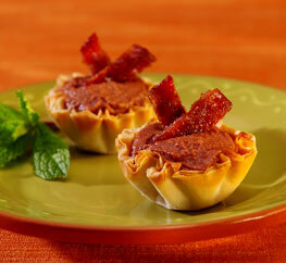 Athens Chocolate Mousse Cups with Candied Bacon