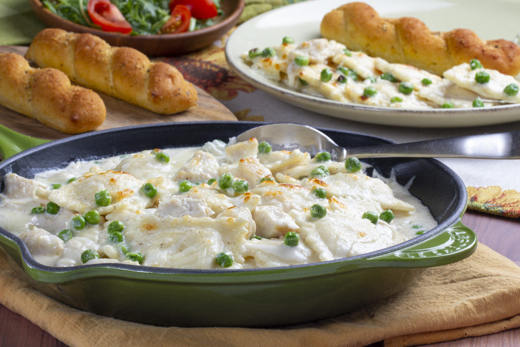 MFTK Creamy Chicken & Ravioli Skillet