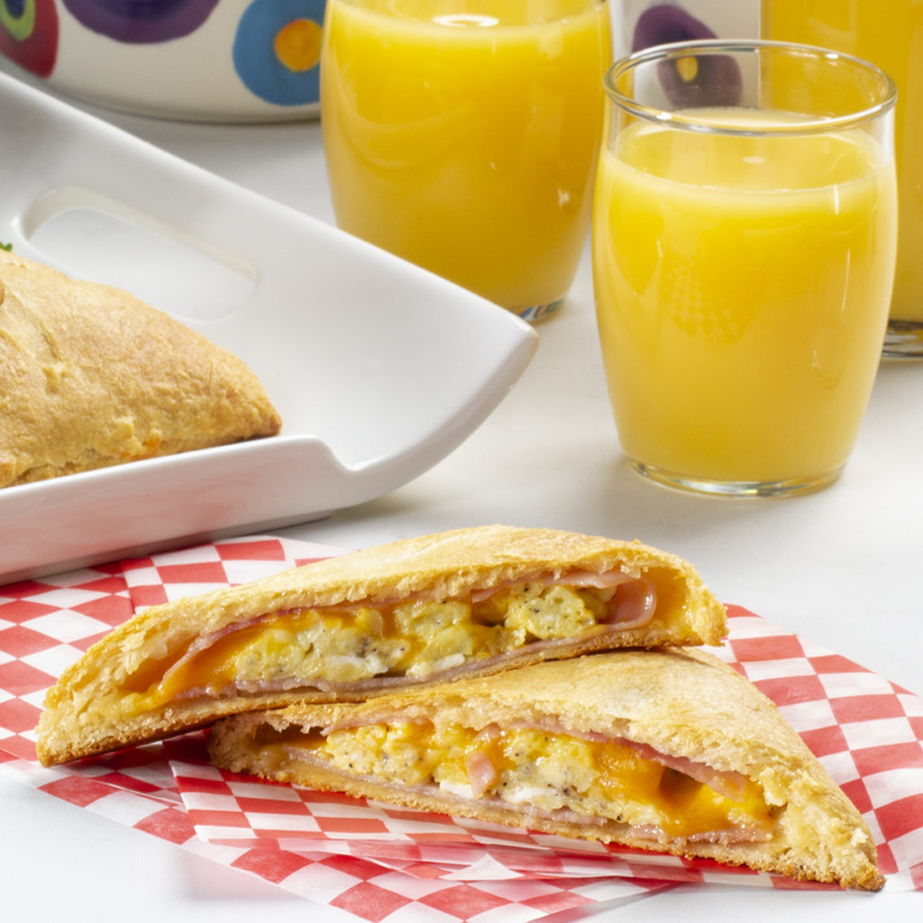 Ham & Cheese Breakfast Pockets