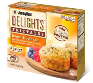 Jimmy Dean Delights Bacon and Spinach Frittatas