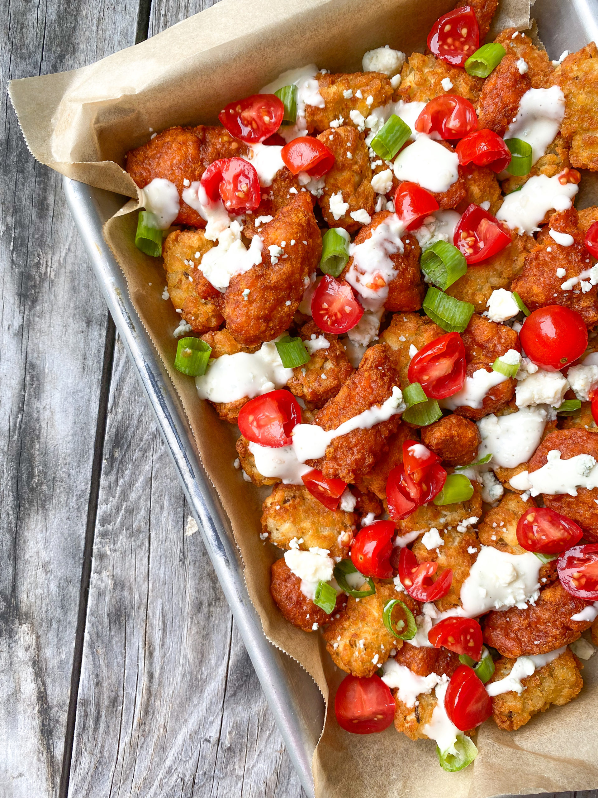 Buffalo Chicken Totchos | Easy Home Meals