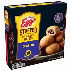 Eggo Stuffed Pancake Bites Chocolate