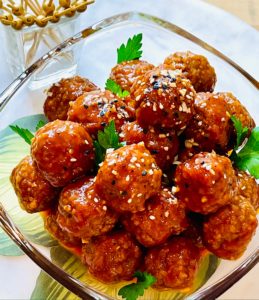 Chef Jamie Korean Glazed Meatballs