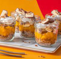 Peaches & TWIX Ice Cream Crumble Jars