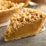 Plugra Ginger Streusel Pumpkin pie