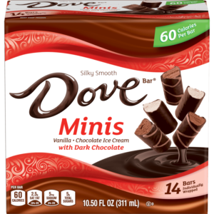 DOVE Ice Cream Minis with Dark Chocolate