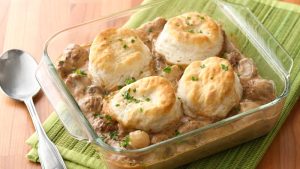 Pillsbury Meatball Stroganoff Biscuit Casserole