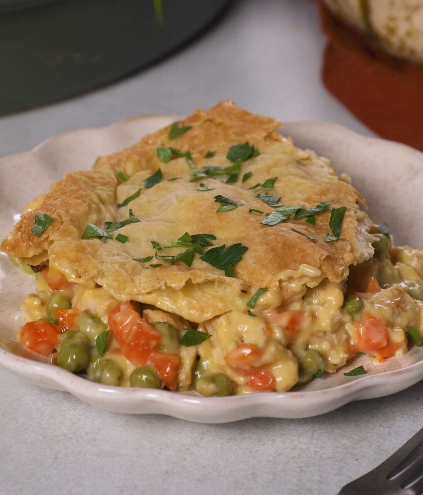 Dump-and-Bake Chicken Pot Pie Casserole | Easy Home Meals