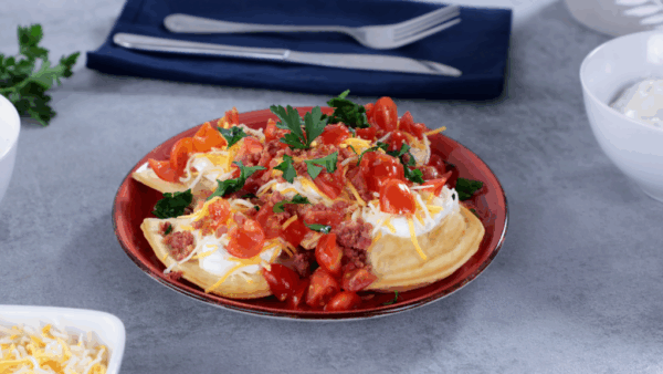 Pierogies Meal on a dish