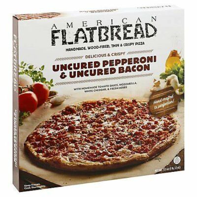 American Flatbread Uncured Pepperoni and Uncured Bacon Pizza
