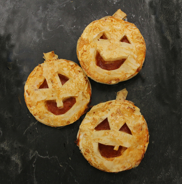 Athens Phyllo Pepperoni Jack O Lanterns