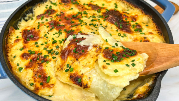 French Onion Potatoes au Gratin