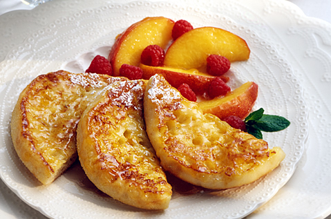 Bays Peach Melba English Muffin French Toast