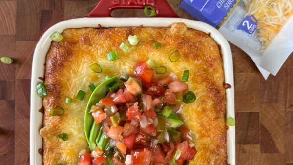 Cheesy Refried Bean Dip RZ