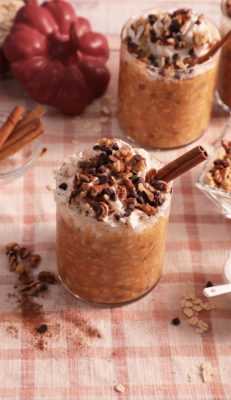 Dairy Free Pumpkin Spice Overnight Oats