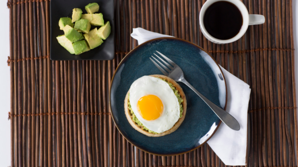 Eggo Avocado and Goat Cheese