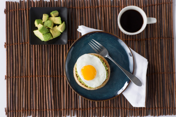 Eggo Avocado and Goat Cheese