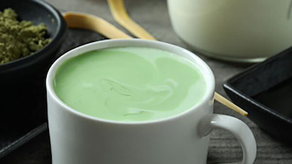 Elsie’s Hot Matcha Milk Tea