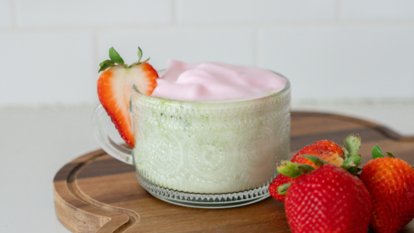 Strawberry Matcha Latte