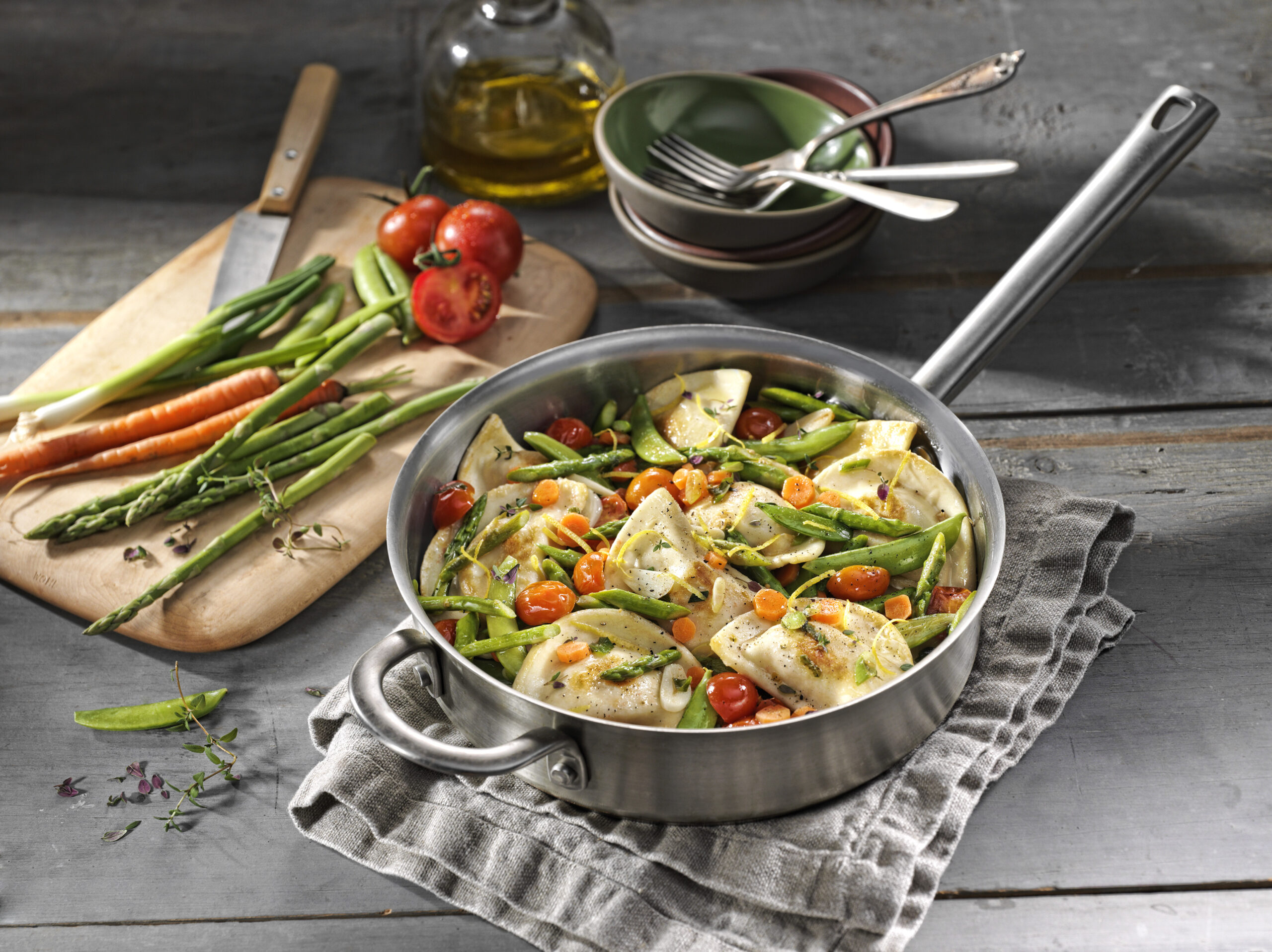 Garden Fresh Pierogy Primavera | Easy Home Meals