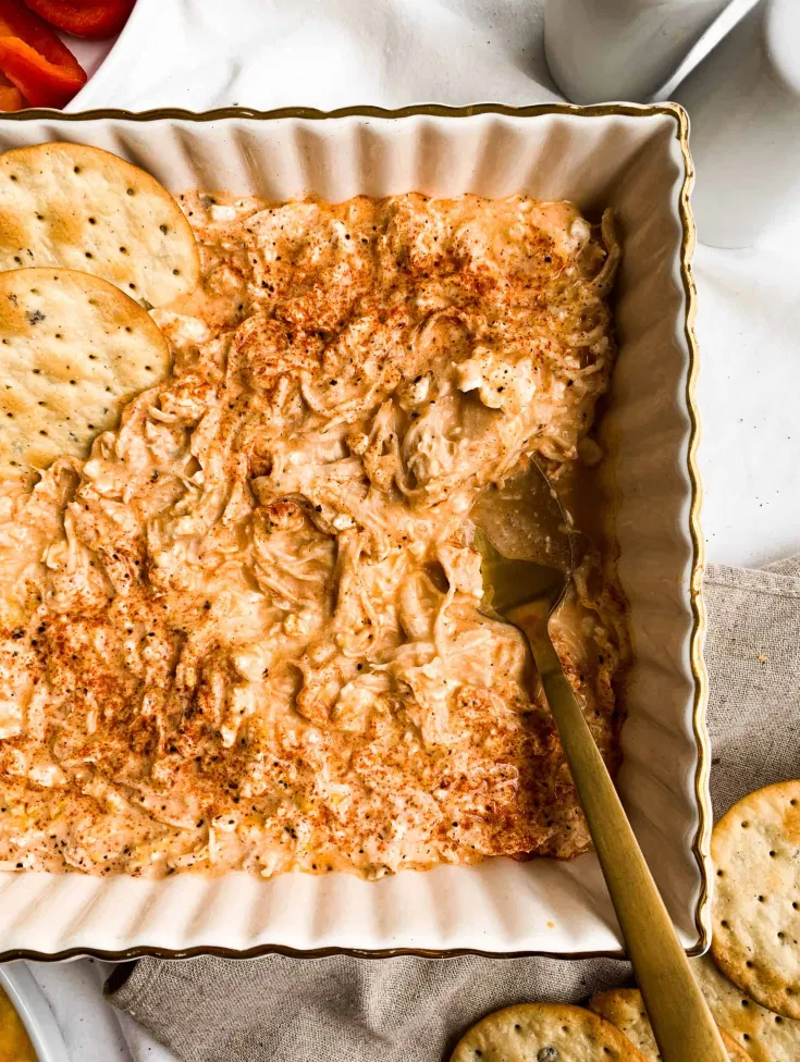 Healthy Buffalo Chicken Dip