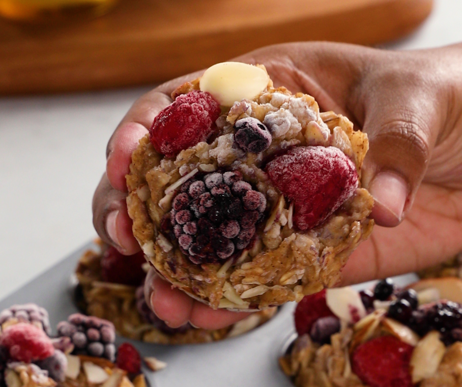 Freezer Meal Prep Oatmeal Cups