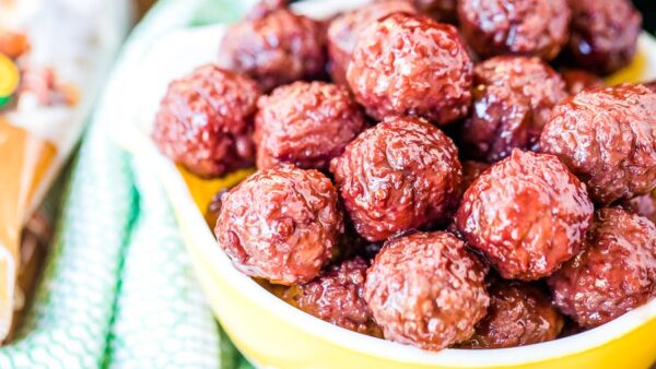 Grape Jelly Meatballs