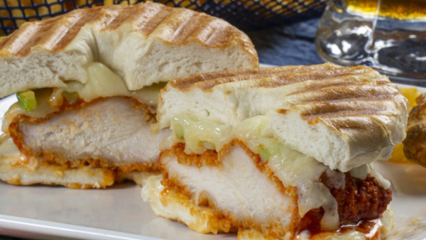Melty Buffalo Wing-Ding Panini
