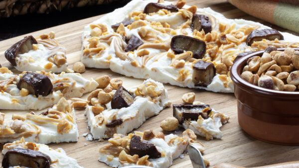 MFTK Peanut Butter & Banana Yogurt Bark