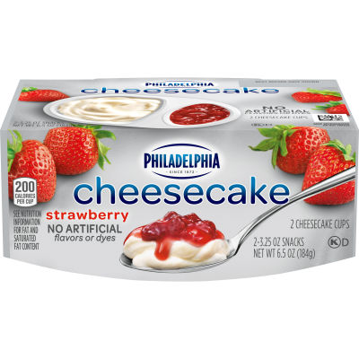Philadelphia Strawberry Cheesecakes Snacks