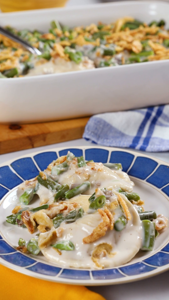 Pierogi and Green Bean Casserole Easy Home Meals